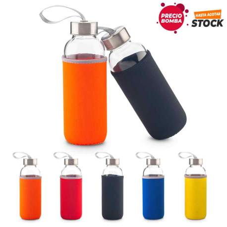 Botilito en Vidrio Neoprene 450ml - OFERTA | MU-255