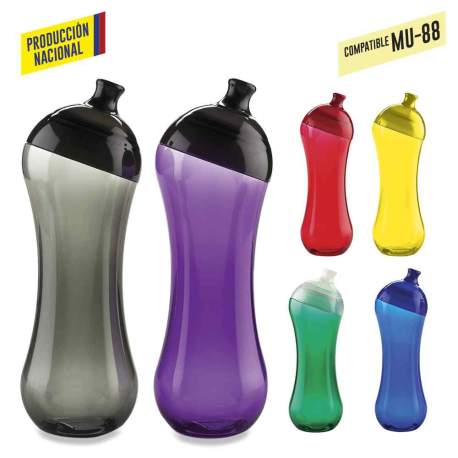 Botilito en PVC Curvy 500ml - Producción Nacional | MU-83