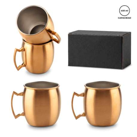 SET DE MUGS MOSCOW MULE 450ml | MU-460