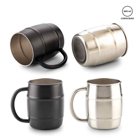 MUG METALICO BEER 600ml | MU-463