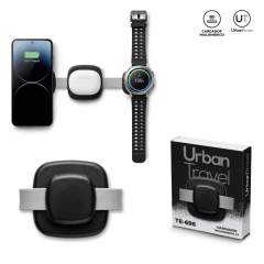 CARGADOR INALAMBRICO 3-1 URBAN TRAVEL | TE-696