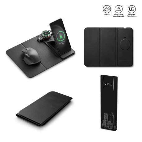MOUSE PAD CON CARGADOR INALAMBRICO DRUS | TE-710