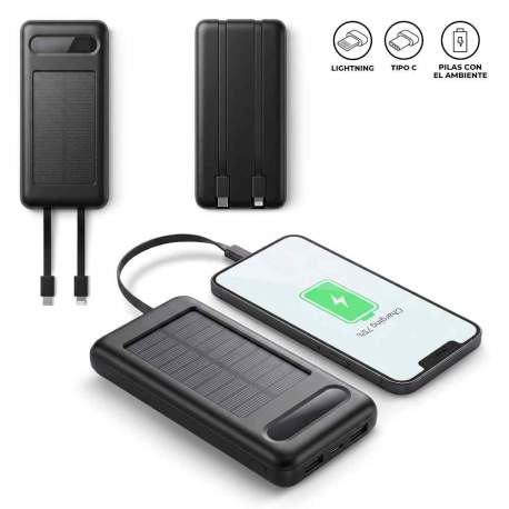 PILA RECARGABLE SOLAR TERRA 10000mAh | TE-741