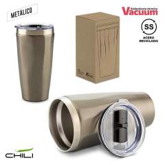Mug Metálico Calypso Chili 500ml | MU-356