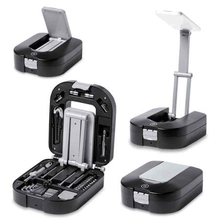 Set de Herramientas con Lámpara LED - OFERTA  | HE-280