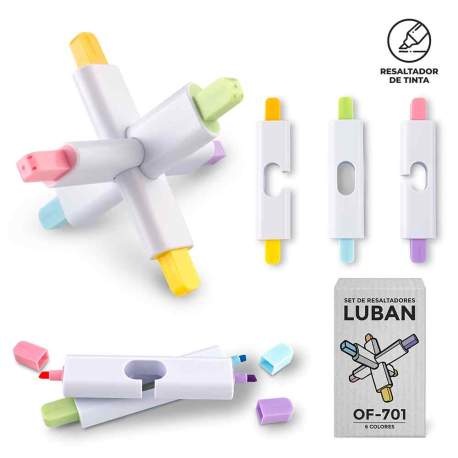 SET DE RESALTADORES LUBAN | OF-701