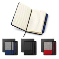 SET DE LIBRETA CON BOLIGRAFO QUARK | OF-722