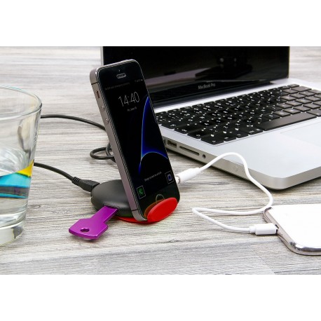 USB HUB con Holder Disc | TE0352